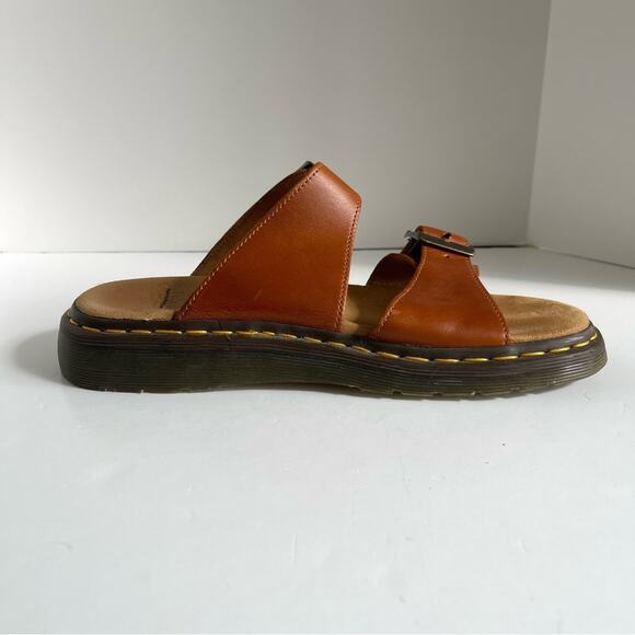 Dr Martens Leather Buckle Josef Sandals Slides - Picture 8 of 16